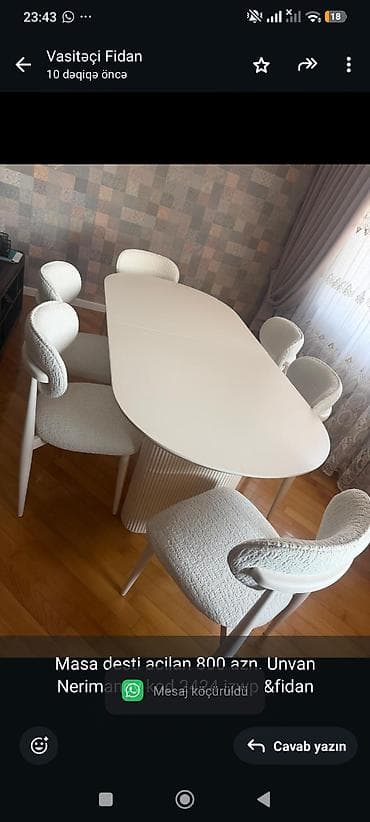 Дом и сад: Masa desti acilan 800 azn. Unvan Nerimanov kod 2424 izwp &fidan — 1
