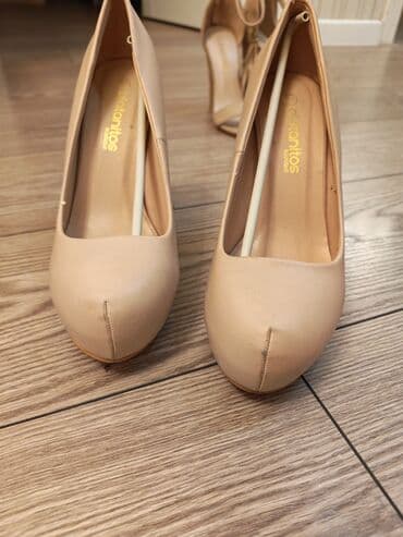 kajila ayakkabı: Tuflilər, Ölçü: 38, rəng - Bej, İşlənmiş — 2