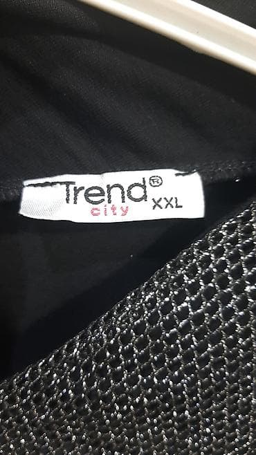 faize pul online: Qadın bluzası – Trend City, ölçü XXL - Rəng: qara - Dizayn: ön və — 3