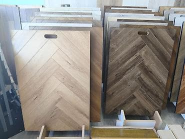 Parket və döşəmə örtükləri üçün “balıqqulağı” (herringbone) naxışlı
