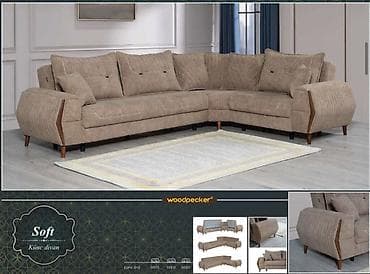 Woodpecker “Soft” künc divan Fabrik istehsalı mebellərin topdan