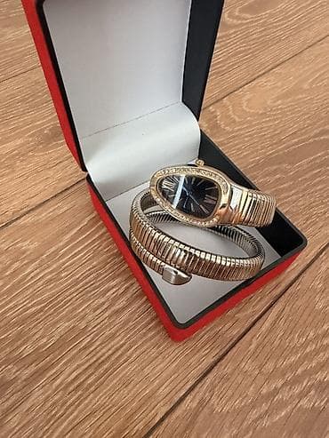 bil: Qadın saatı və qolbaq dəsti - Zərif dizaynlı qadın saatı: uzunsov — 1