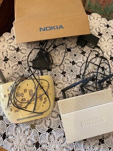 işlənmiş modem: 2 ədəd tp link modem. Şunurları yenidir. Bir ədədi 10 azn. Birlikdə — 4