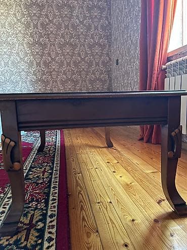 kəndir: Düz masa, Açılmayan, Təkərsiz, Taxta — 1