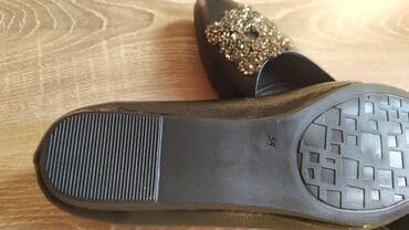 домашние женские тапочки балетки: Балетки, Размер: 39, цвет - Черный, Новый — 3