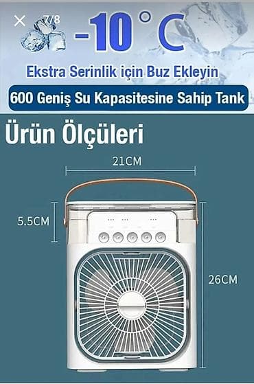 aroma diffuzor: Portativ havalandırma və dumanlandırma qurğusu – su çənli — 7