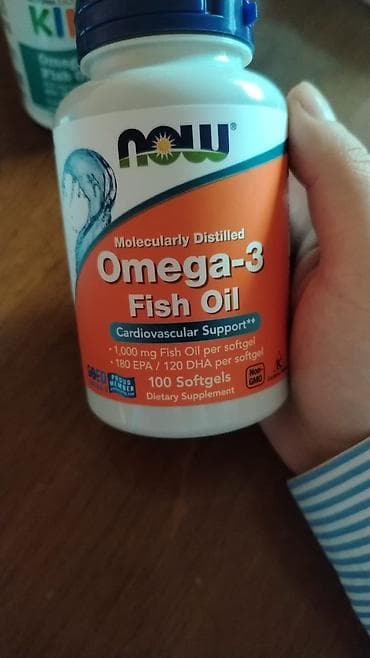 işçi forması: NOW Omega-3 Fish Oil – molekulyar distillə olunmuş balıq yağı — 1