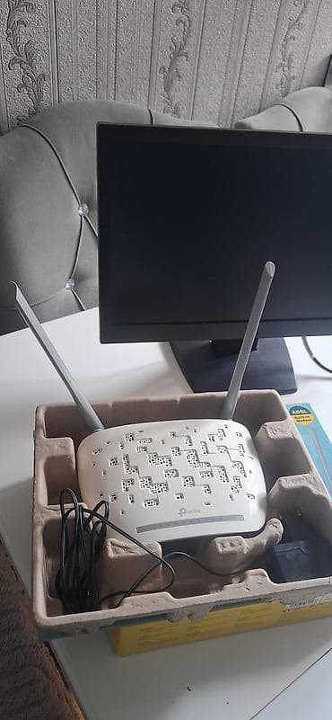processor core i7: HP monitor + TP-Link ADSL modem-router dəsti whatsApp aktiv — 2