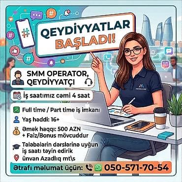 SMM menecer tələb olunur