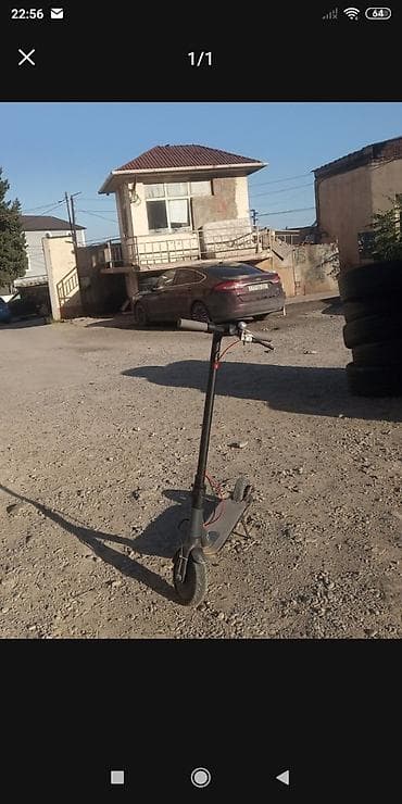 Elektrik nəqliyyatı: Elektrik skuter - 2-cə ədəd problemi var fsom qoz kimdi adaptörü — 1
