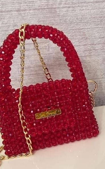 Boncuklu əl işi çanta kolleksiyası - Material: yüksək keyfiyyətli