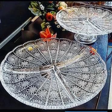 su qab: Bohemia cex xrustal lepe qabi. 31m sm. Cutu 220 azn qutuda — 3