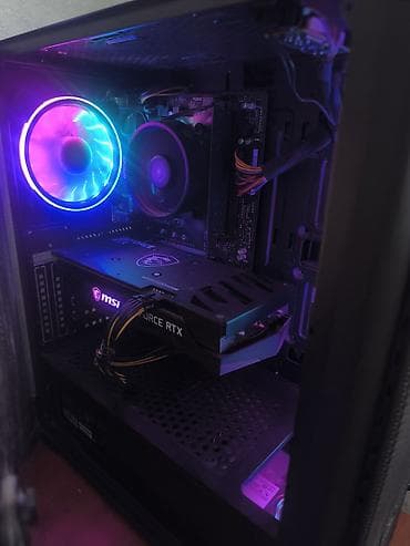 android manitorlar: Gaming kompüter sistemi CPU - Amd Ryzen 5 3400G GPU - MSI Geforce RTX — 1