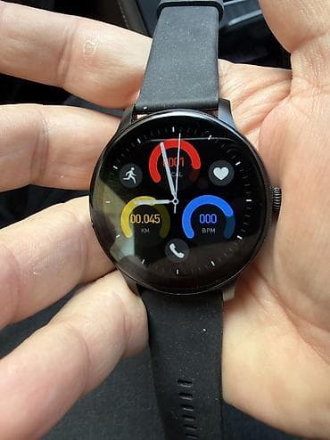 Smart saat, Smart, Sensor ekran, rəng - Qara — 7