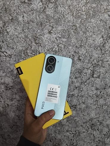 poco c71: Poco C71, 64 GB, rəng - Mavi, Sensor, Barmaq izi, Face ID — 2