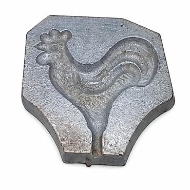 bronza fiqur: Şirniyyət qəlibləri, rəng - Gümüşü, Çuqun, Fiqur, 60 — 1