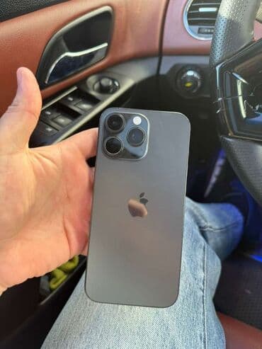 15 про макс: IPhone 14 Pro, Черный, Face ID — 5