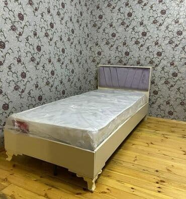 Çarpayılar: Yeni, Təknəfərlik çarpayı, Bazasız, Matras ilə, Siyirməsiz, Azərbaycan — 1