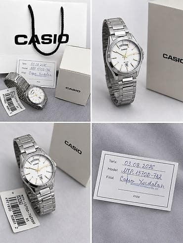 saat orient: Yeni, Qol saatı, Casio, rəng - Gümüşü — 2