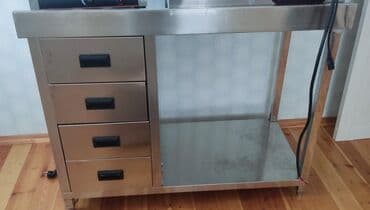 dəmir masalar: Nej skafli masa satılır.Yenidir.3 eded var 3 de yenidir.Ətrafli — 1