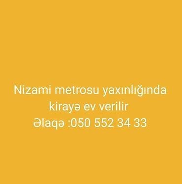 kiraye ev ecemi: Ailə və Tələbə qızlar yazsın dellar narahat etməsin — 1