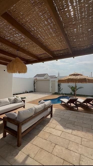 razin heyet evleri: Mərdəkanda yerləşən isti, hovuzlu bağ evimiz xidmətinizdədi,xidmətə — 2