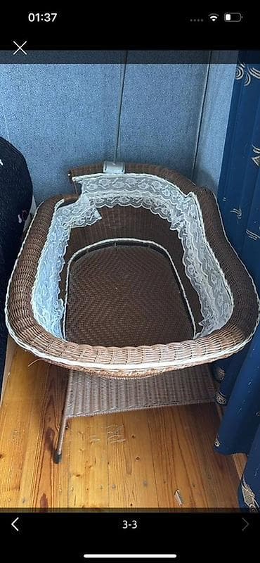 uşaq beşyi: Oğlan və qız üçün, Yumru, Beşik, Dəst ilə, Yellənmə mexanizmsiz — 3