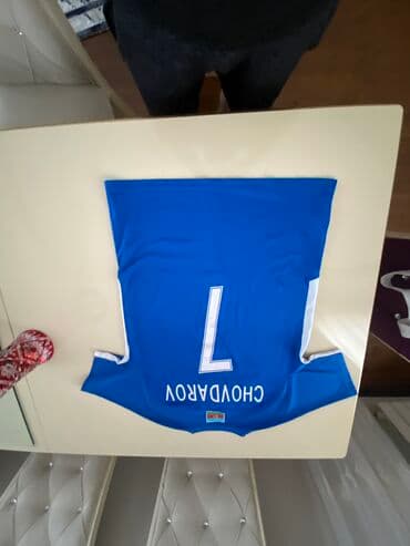 idman kişi şortları: Futbolka, Nike, L, rəng - Göy — 2