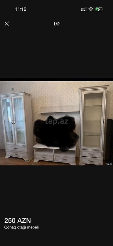 Qonaq otağı mebeli dəsti - Klassik üslubda ağ rəng tonlarında lalafo.az -da Qonaq otağı mebeli dəsti - Klassik üslubda ağ rəng tonlarında