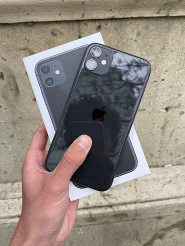 a54 kabro: IPhone 11, 64 GB, Qara, Zəmanət, Simsiz şarj, Face ID — 2