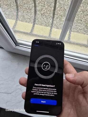 iphone 13 2 ci el: IPhone 12 Pro, 128 GB, Pacific Blue, Barmaq izi, Face ID — 5