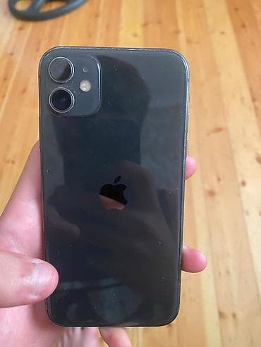 2 əl iphone: IPhone 11, 64 GB, Qara, Face ID — 8