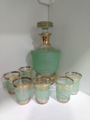 cini qablar: Rəng - Yaşıl, Şüşə, 1 l — 1