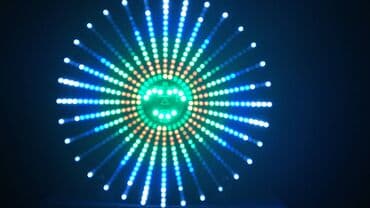 rengli lampalar: Электронный - танцесветильник, светодиодный спектр. Диаметр диска 20 — 11