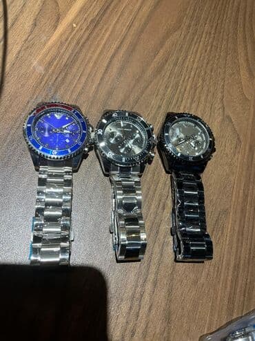 Klassik Saat dəsti, rəng - Göy