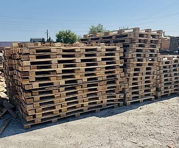 Taxta paletlər və qutular Boy 2.40m eni 1.15m ustundəki — 1
