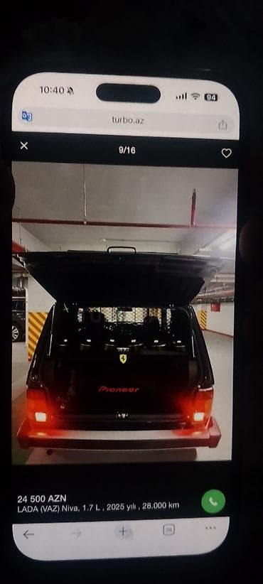 hava kompressorları: LADA Niva 4x4, qara rəng, 3 qapılı SUV. Texniki xüsusiyyətlər və — 8
