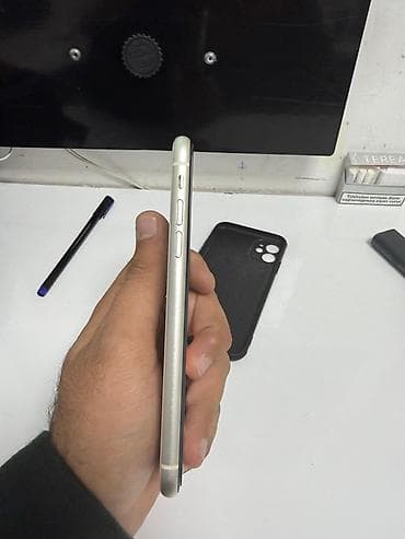 en ucuz iphone 11 pro max: IPhone 11, 128 GB, Ağ, Face ID — 3