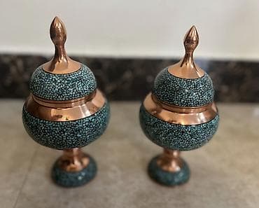 konfet qabi: İRANDA BAHA ALINIB. Orijinal FİRUZƏ DAŞLARI İLƏ MİS QAB CİDDİ ALICIYA — 2