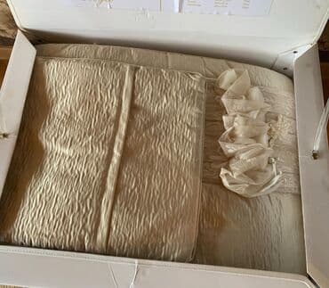 yataq örtükleri: Yataq üçün Yeni Qaşlı rəng - Bej Yataq örtüyü, Pulsuz çatdırılma — 2