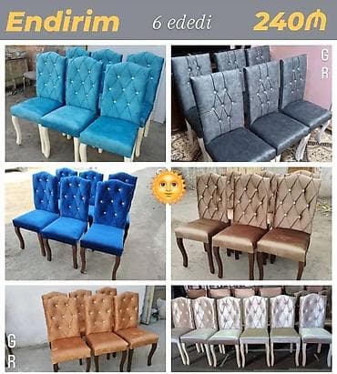 stul və stol: Oturacaqlar — 1