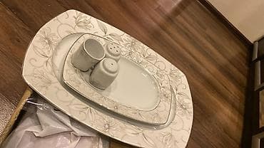 yemek desdi: Nahar dəsti, rəng - Ağ, Farfor, 12 nəfərlik, Türkiyə — 5