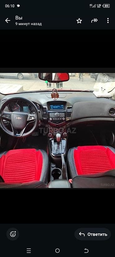 daewoo nexia 2018: Chevrolet Cruze LT sedan - Kuzov: 4 qapılı sedan, parlaq qırmızı rəng — 9