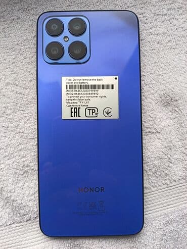 honor 400 lite: Honor X8, 128 GB, rəng - Göy, İki sim kartlı — 3