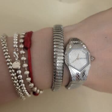 ucuz ağıllı saatlar: İşlənmiş, Klassik Saat dəsti, rəng - Gümüşü — 1