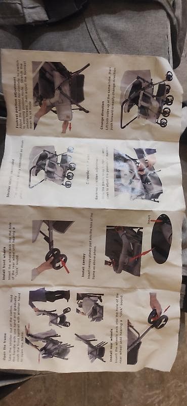 əkiz uşaq arabası: Əkizlər üçün araba — 8