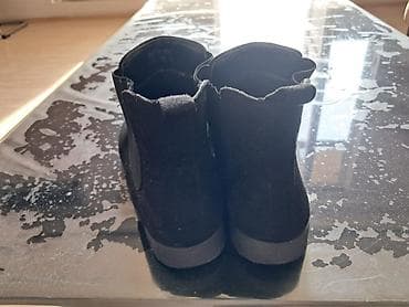 Qara süet Chelsea tipli kişi ayaqqabısı - Model: Chelsea boots -