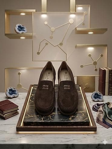 kisi lofer: Miu Miu kişi loaferləri – zamansız dizayn və lüks materialların — 1