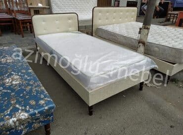 tek yataqlar: Yeni, Təknəfərlik çarpayı, Bazasız, Matras ilə, Azərbaycan — 3