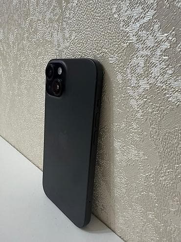 IPhone 15, 128 GB, Qara, Barmaq izi, Face ID